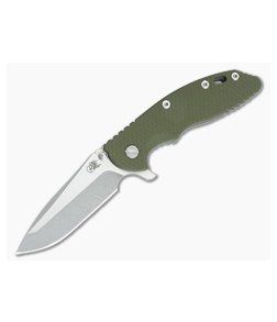 Hinderer Knives XM-18 3.5" GEN 5 Spanto Two-Tone S35VN Working Finish OD Green