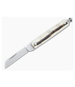Great Eastern Cutlery #05 PPP Keychain Knife Sheepsfoot Sambar Stag Slip Joint Folder 053121-SS-08