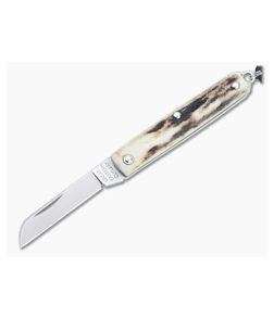 Great Eastern Cutlery #05 PPP Keychain Knife Sheepsfoot Sambar Stag Slip Joint Folder 053121-SS-11