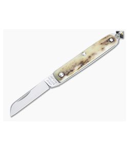 Great Eastern Cutlery #05 PPP Keychain Knife Sheepsfoot Sambar Stag Slip Joint Folder 053121-SS-17