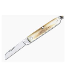 Great Eastern Cutlery #05 PPP Keychain Knife Sheepsfoot Sambar Stag Slip Joint Folder 053121-SS-20