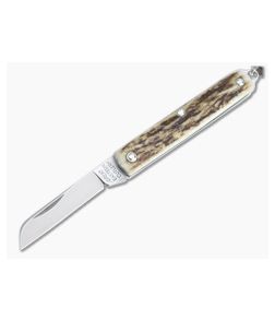 Great Eastern Cutlery #05 PPP Keychain Knife Sheepsfoot Sambar Stag Slip Joint Folder 053121-SS-25