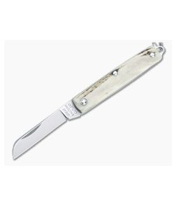 Great Eastern Cutlery #05 PPP Keychain Knife Sheepsfoot Sambar Stag Slip Joint Folder 053121-SS