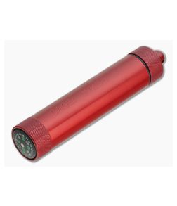 Maratac CountyComm Match Compass Capsule XL Anodized Aluminum Red