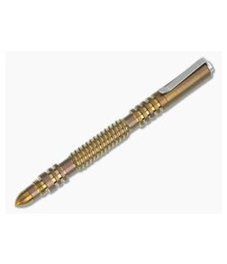 Hinderer Knives Investigator Pen Spiral Bronze Titanium