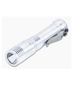 Laulima Metal Craft Ion Slim Flashlight Satin Aluminum 3000K Warm White LED 14500 LMC-055