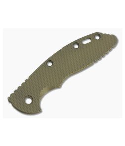 Hinderer Knives Battle Bronze Textured Titanium XM-18 3.5" Handle Scale