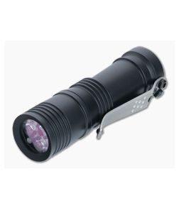 Laulima Metal Craft Ion Flashlight Black Armor Cerakote Aluminum 4000K Neutral White LED LMC-057