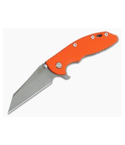 Hinderer Knives XM-18 3.5" GEN 5 Wharncliffe Working Finish 20CV Orange G10