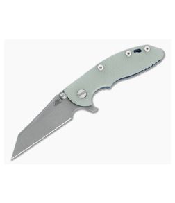 Hinderer XM-18 3" Wharncliffe 20CV Jade G10 Battle Blue Tri-Way Pivot Flipper 0596