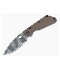 Strider SMF Coyote Brown G10 Tiger Stripe PSF27 Flamed Frame