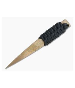 M. Strider Knives Bronze ATS-34 Nail 5.94" Cord Wrapped Fixed Blade