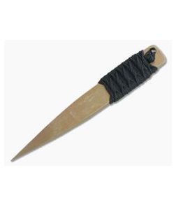 M. Strider Knives Bronze ATS-34 Nail 6.31" Cord Wrapped Fixed Blade