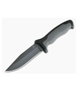 Buck Nighthawk Small Gray Cerakote Clip Point Tactical Fixed Blade 655GYS