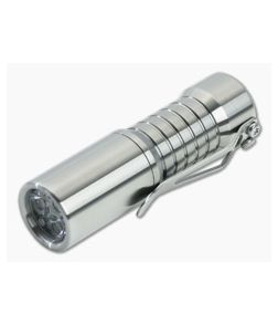 CWF Arcadian Groovy Titanium Triple Emitter Flashlight Machined Finish (4000K)