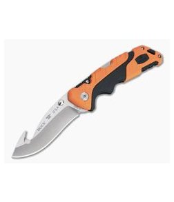 Buck Pursuit Pro Folder Large Guthook S35VN Drop Point Orange Folding Hunting Knife 0660ORG