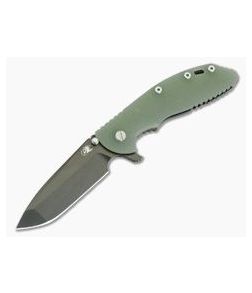 Hinderer Knives XM-24 Translucent Spanto GEN 6 Tri-Way Stonewash Black DLC 20CV