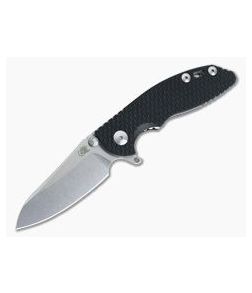 Hinderer XM-18 3" Skinny Sheepsfoot Liner Lock Stonewashed 20CV Black G10 Tri-Way Pivot Flipper