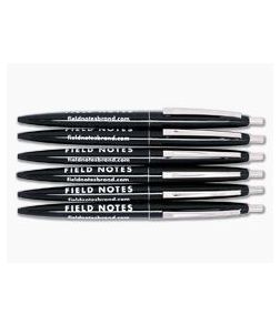 Field Notes Clic Pen 6-Pack Black Ink Pens