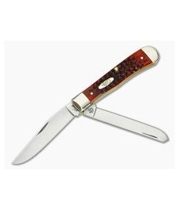 Case Trapper Chestnut Jigged Bone Chrome Vanadium 07011