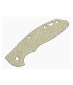 Hinderer Knives XM-18 3.5" Handle Scale Textured Natural Canvas Micarta