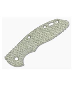 Hinderer Knives XM-18 3.5" Handle Scale Textured Green Canvas Micarta
