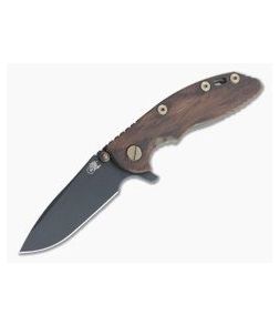 Hinderer XM-18 3" Vintage Series GEN 6 Parkerized O1 Spear Point Smooth Walnut Battle Green Tri-Way Pivot Flipper 0765