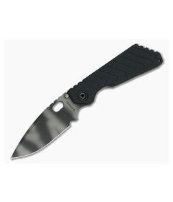 M. Strider Knives SnG Tiger Stripe 20CV Grooved Aluminum Flamed Titanium