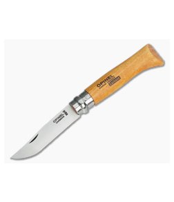 Opinel No 8 Carbon Steel Pocket Knife Beech Wood