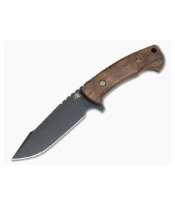 Hinderer Ranch Harpoon Spanto Vintage Series Walnut Parkarized O1 Fixed Blade 0824