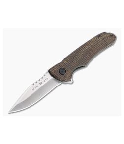 Buck Sprint Pro Flipper Satin S30V Burlap Micarta Folder 0841BRS1