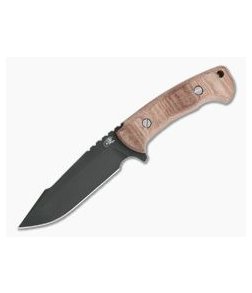 Hinderer Ranch Reserve Harpoon Spanto Battle Black CPM-3V Red Micarta Fixed Blade 0892