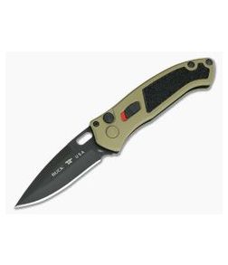 Buck Impact Coyote Tan Cerakote Aluminum Black S30V Automatic 898BRS1