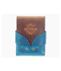 Willow Craft Goods Swaddle Leather Wallet Blue Raspberry And Sierra Colorway WCG-08