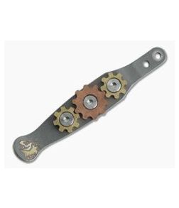 Hinderer Gear Clip Working Finish Titanium Pocket Clip 0917