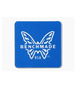 Benchmade Blue and White Butterfly Logo 1x1 Sticker 100930F