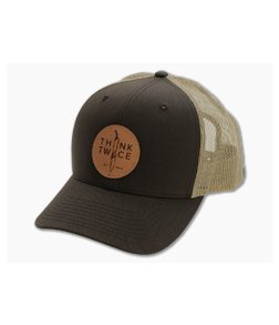 Chris Reeve Knives CRK Favorite Trucker Hat Brown Snap Back Hat