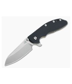 Hinderer XM-24 Sheepsfoot Stonewashed 20CV Black G10 Bronze Tri-Way Pivot Flipper