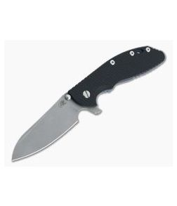 Hinderer XM-24 Sheepsfoot Working Finish 20CV Black G10 Battle Blue Tri-Way Pivot Flipper