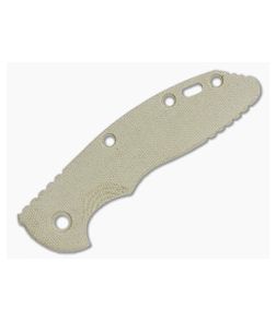 Hinderer Knives XM-18 3.5" Handle Scale Smooth Natural Canvas Micarta