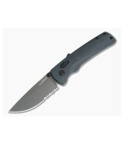 SOG Flash AT Urban Grey Serrated PVD D2 AT-XR Lock Assisted Folder 11-18-06-57