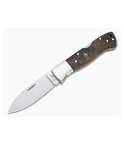 Boker Solingen Mamba Spearpoint Satin N690 Desert Ironwood Back Lock 110822