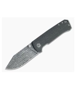 Boker Solingen Tiger Tank Damascus Jute Micarta Frame Lock Folder 111103DAM