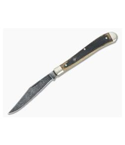 Boker Solingen Delicate Castle Burg Limited Ancient Oak Acid Washed O1 Slip Joint 113316