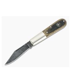 Boker Solingen Barlow Castle Burg Limited Ancient Oak Acid Washed O1 Slip Joint 113941