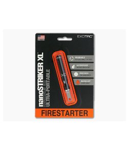 Exotac nanoSTRIKER XL Fire Starter Black 3100-BLK