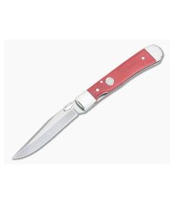 Boker Solingen Trapperliner Red Bone Single Blade Liner Lock Folder 114711