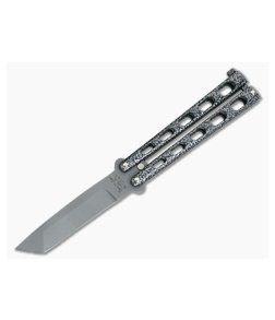 Bear and Son Silver Vein Butterfly Tanto 114A