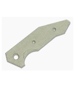 Hinderer Knives Halftrack Handle Scale Smooth OD Green Micarta 1178