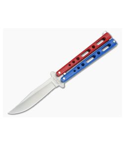 Bear and Son Red White and Blue Butterfly